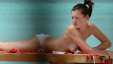 Nude beach voyeur