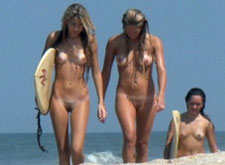 Nice voyeur shots from nudist beach
